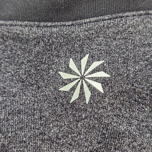 Athleta Tank Top Women Size Small Gray Criss Cross Stretch Built In Bra - Picture 3 of 9